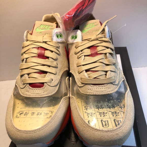 Nike CLOT x Air Max 1 2021 Kiss of Death, Men’s Size 9 Women’s Size 10.5 OG Box - Picture 5 of 16
